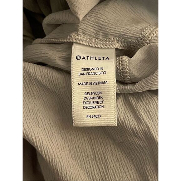 Athleta‎ Women's Anorak Jacket 2XS Light Gray Hooded Lightweight - Picture 5 of 5